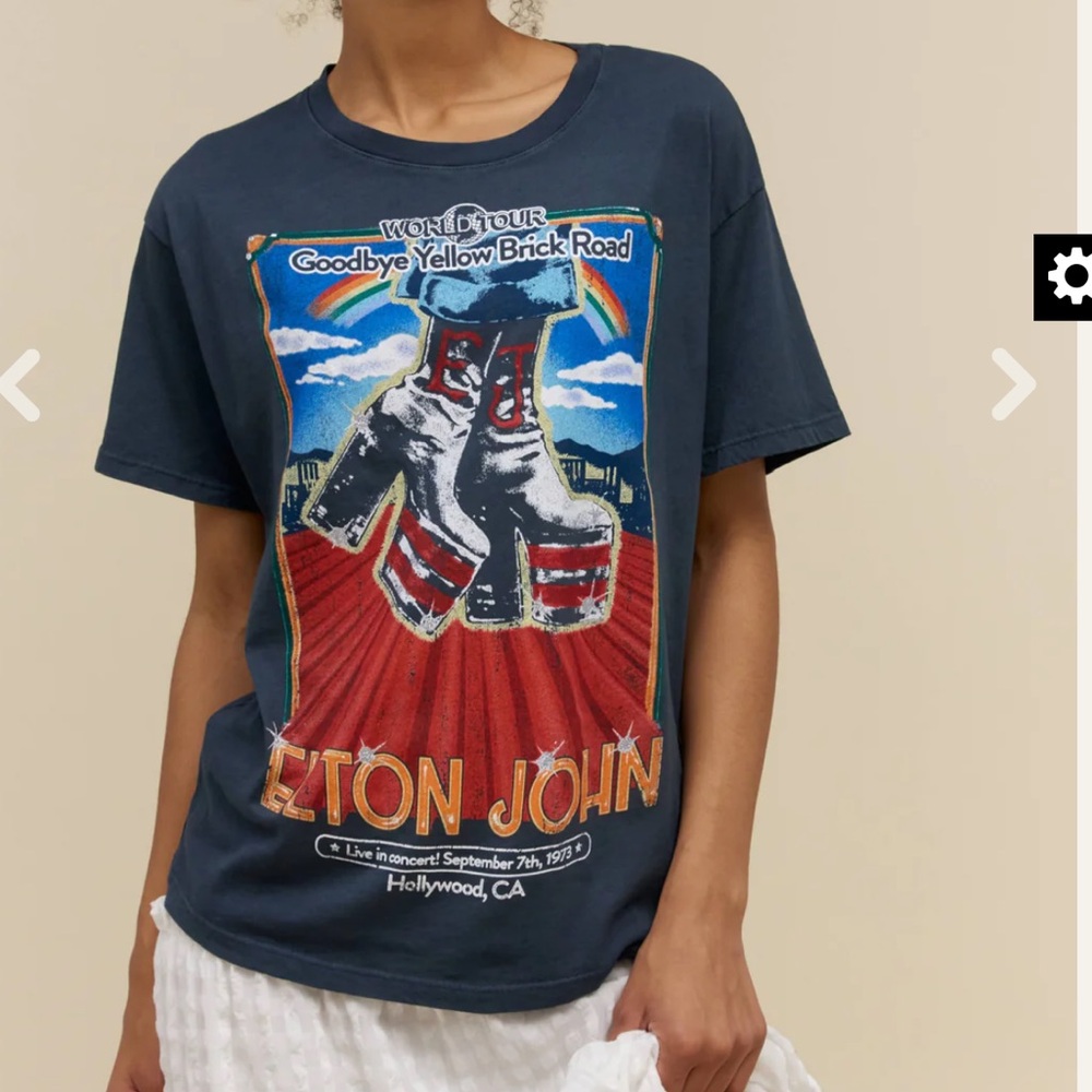 Daydreamer Elton John World Tour Tshirt